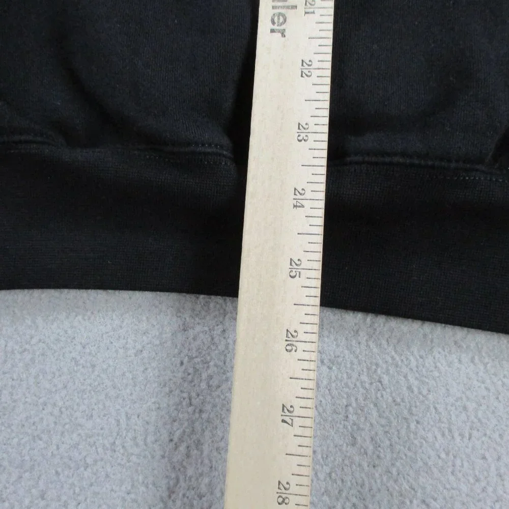 Fear of God Essentials Stretch Limo Hoodie Adult Medium Black Logo Spellout EUC - Picture 8 of 9